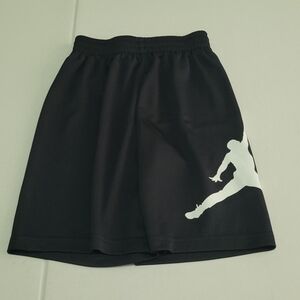 Jordan Black Shorts with White Jumpman Logo
